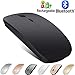 Rechargeable Bluetooth Mouse for Laptop Mac Pro Air Bluetooth Wireless Mouse for MacBook pro MacBook Air MacBook Mac Window Laptop (Black) primary