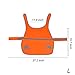 Maggift Dog Reflective Vest,Pet Safety Vest Orange (L)