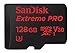 128GB Sandisk Extreme Pro 4K Memory Card for Gopro Hero 6, Fusion, Hero 5, Karma Drone, Hero 4, Session, Black Silver White - UHS-1 V30 128G Micro SDXC with Everything But Stromboli Card Reader