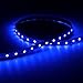 LE 16.4ft LED Flexible Strip Lights, 300 Units SMD 2835 LEDs, 12V DC Non-waterproof, LED ribbon, DIY Indoor Party Christmas Holiday Home Kitchen Car Bar Celebration Decoration (Blue)