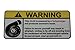 Saab Warning Turbocharger, Warning decal, sticker