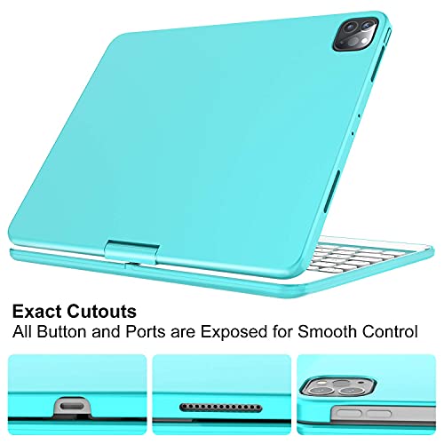 GreenLaw iPad Mini 6 Case with Keyboard, 7 Color Backlit, Sensitive