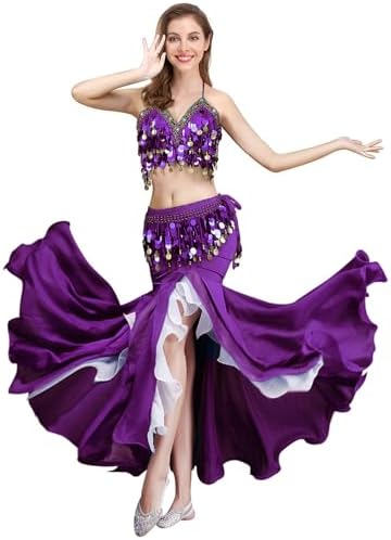 Amazon.com: ORIDOOR Women's Belly Dance Dress Belly Dance Crop Top