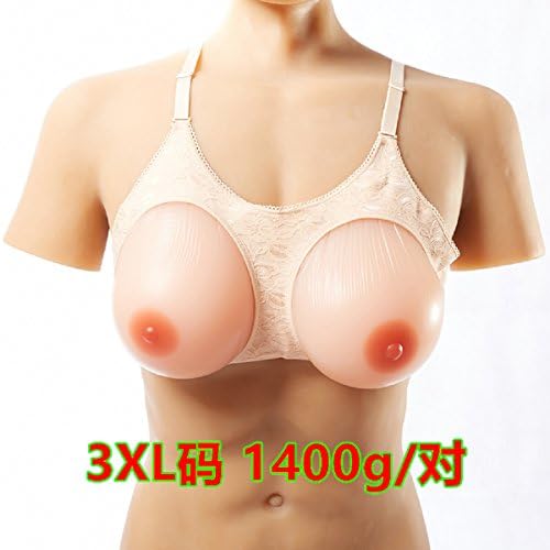 1400g 38DD/40D/36E Skin Color New Bra Silicone Breast