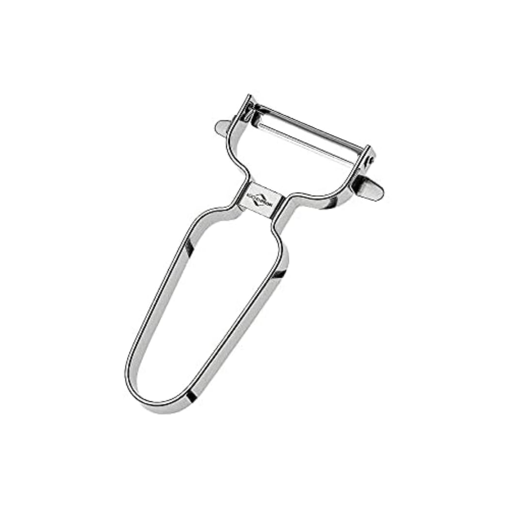 Küchenprofi Vegetable Peeler Horizontal, Stainless Steel, Silver, 12.1 x 7.5 x 1 cm