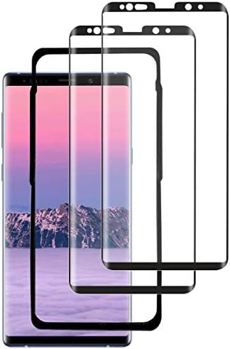 ROSEE Galaxy Note 9 Glass Screen Protector (2 PACK) (Alignment Frame Tool),Note 9 Screen Protector Tempered Glass Full Cover/ 3D Curved/Case Friendly/HD Crystal Film for Samsung Galaxy Note 9