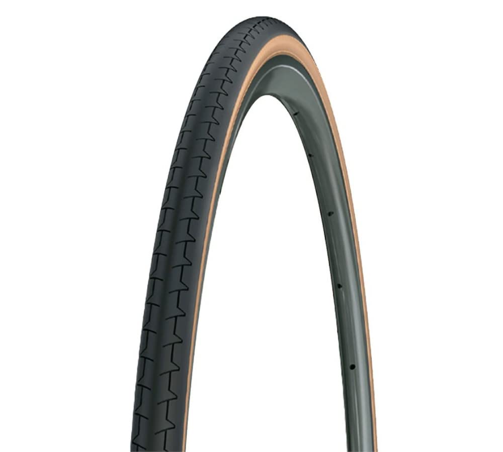 Michelin 700 x 32 Dynamic Classic Unisex Adult Soft Tyre, Black and Brown, Mountain Bike Road