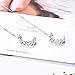 925 Sterling Silver Tassel Earrings Silver Wave Cuff Earrings Wrap for Women Threader Earrings (Grid)