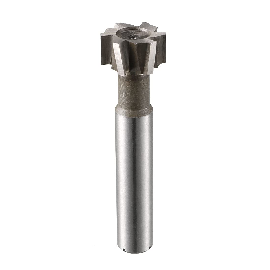 sourcingmap HSS-Al T Slot End Mill Milling Cutter 6 Flutes 20mm Cutting Dia 10mm Depth