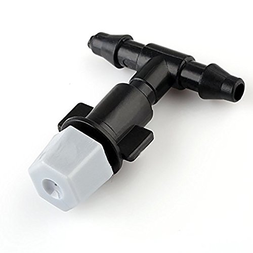 50 Pcs 1/4" Distribution Tubing Irrigation Atomizing Sprinkler Misting Nozzle for Outdoor Cooling System