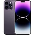 ABUSVEX Original Back Glass Replacement for iPhone 14 Pro Max All Carriers with Pre-Installed Adhesive and Repair 14 Pro Max Tool (Deep Purple)