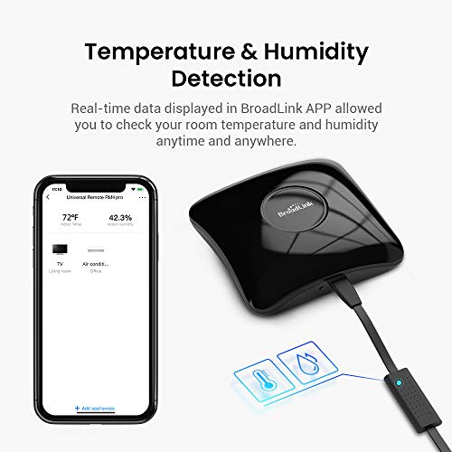 BroadLink RM4 pro IR RF Remote Control Hub with Sensor Cable - WiFi Smart Controller for Home Automation, TV, Ceiling… - Image 3