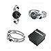ele ELEOPTION Women Bangle Watch Bracelet Quartz Watch with Rhinestone Round Dial Stainless Steel Band Wrist Ladies Watches with Women Watch Box Black