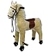 Happy Trails Plush Walking Horse with Wheels and Foot Rest