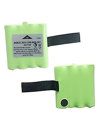 Batería BATT6R, TFSeven 2Pcs 700mAh AVP8 4.8V Baterías de repuesto recargables para Midland Radio de dos vías Walkie Talkie Coaster