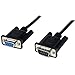StarTech.com 2m Black DB9 RS232 Serial Null Modem Cable F/M - DB9 Male to Female - 9 pin Null Modem Cable - 1x DB9 (M), 1x DB9 (F), Black, SCNM9FM2MBK primary