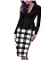Viwenni® Women Long Sleeve V Neck Peplum Zip Tunic Business Pencil Dress