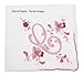 Cotton Handkerchief with Vintage-Style Monogram