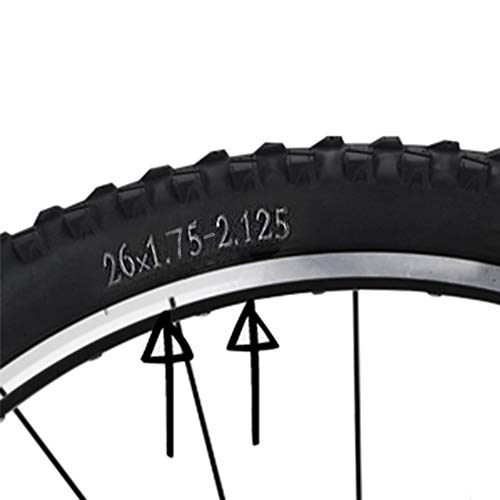 VARWANEO 26inch Bike Tube, 26x1.75/26x1.95/26x2.125 Mountain Bike Tire