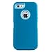 iPhone 5S Case,iPhone SE Case,Fogeek Heavy Duty PC and TPU Combo Protective Body Armor Case Compatible for iPhone 5S,iPhone SE and iPhone 5 with Fingerprint Function (Tea Blue/Light Blue)