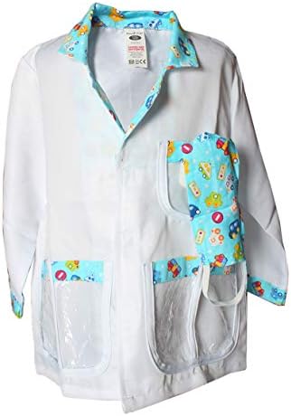 Children Doctor Dress Up Costume Role Play Set with Accessories One Size