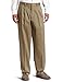 Dockers Men's Relaxed Fit Signature Khaki Lux Cotton Stretch Pants - Pleated, Dark Khaki (Cotton)-Discontinued, 38W x 32L