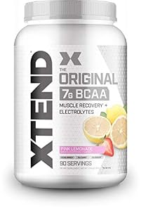 Image of Scivation Xtend Bcaa Powder, 7g bcaas, Branched Chain Amino Acids, Keto Friendly, Pink Lemonade, 90 Servings (Packaging May Vary)