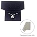 DesignSter Hollow Royal Blue Velvet Jewelry Long Necklace Box – Chain Pendant Display Organizer Gift Box