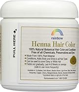 Rainbow Research Dark Brown Henna Hair Color Conditioner 4oz Natural Shine Body view 2