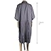 Segbeauty Spa Massage Robe for Beauty Salon, Kimono Robe for Women, Smock Cape Dress on Hair Dye Shampoo Makeup, Client Apparel Uniform or Lab Gown -- Gray