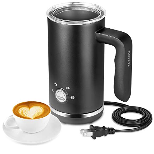 Milk Frother, Electric Milk Frother and Steamer, Large Capacity 4 in 1 Automatic Foam Maker for Hot & Cold Milk Foam, Stainless Steel Coffee Frother for Cappuccino, Latte, Hot Chocolate, 120 V - Thumbnail 7