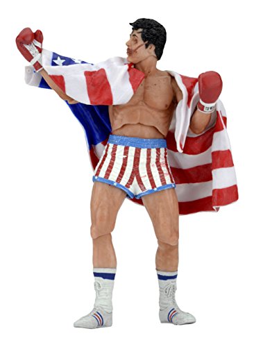 NECA Rocky 40Th Anniversary Scale Action Figure Series 2 Rocky (American Flag Trunks), 7