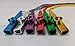 Metal Kazoo Musical Instruments Flutes, 6 Colors,Guitar,Ukulele, Violin, Piano Keyboard, Kazoos With Lanyards (06)