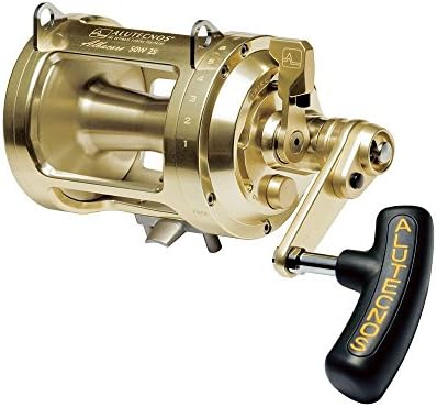 Alutecnos Albacore 130 Two Speed Reel - Gold