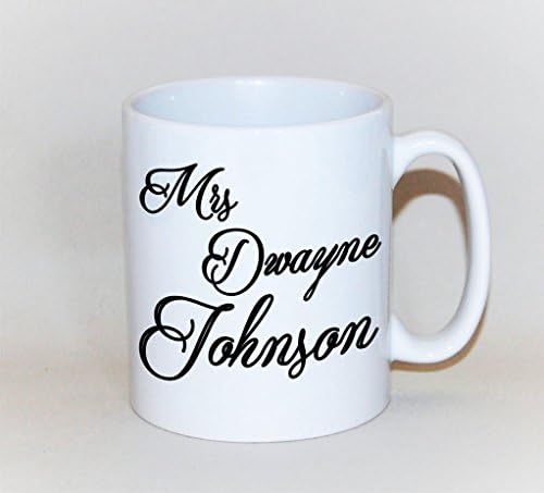 PAVULI - Mrs Dwayne Johnson mug gift for her Dwayne Johnson gift 18th birthday mug The Rock mug Gift for mum mug MUG 15oz