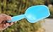WZYuan 1-Cup Pet Food Scoop, Lines for 1/2 Cup and 1 Cup, Dog Puppy Cat Bird Rabbit Plastic Pet Food Scoop (Blue)