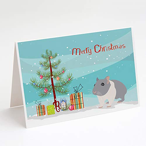 Caroline's Treasures CK4454GCA7P South African Hamster Merry Christmas Greeting…