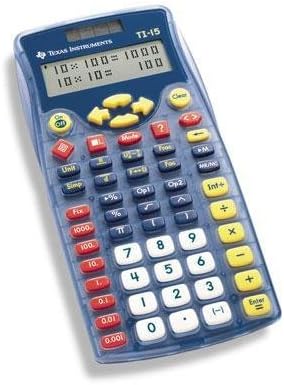 Selected TI-15 School Calculator By Texas Instruments