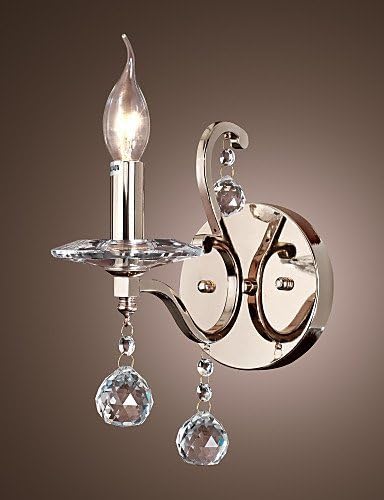 Ling@ Crystal Candle Wall Lights , Modern/Contemporary E12/E14 Metal , 110-120v