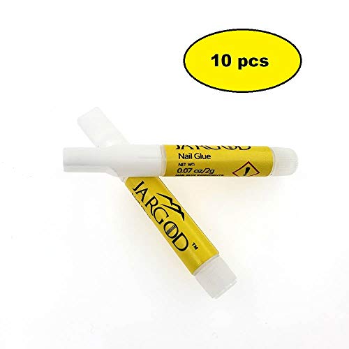 Jargod Nail glue for Artificial Nails & Nail Tips 10 pcs