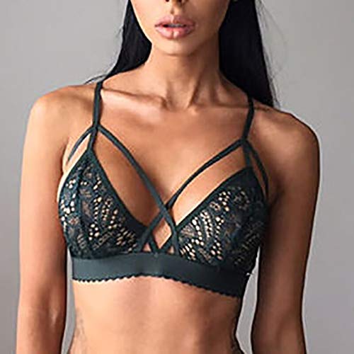 dark green bralette