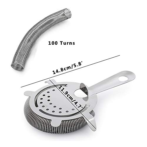 Sky Fish Hawthorne Cocktail Strainer Stainless Steel Bar Strainer