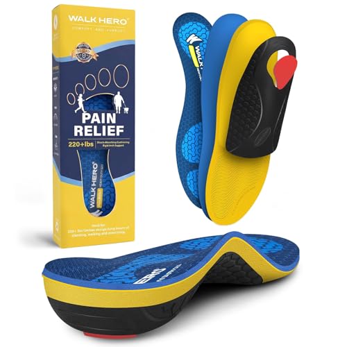 WalkHero Orthotic Insoles for Plantar Fasciitis