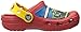 crocs CC McQueen and Francesco Clog (Toddler/Little Kid), Flame/Yellow, 12-13 M US Little Kid