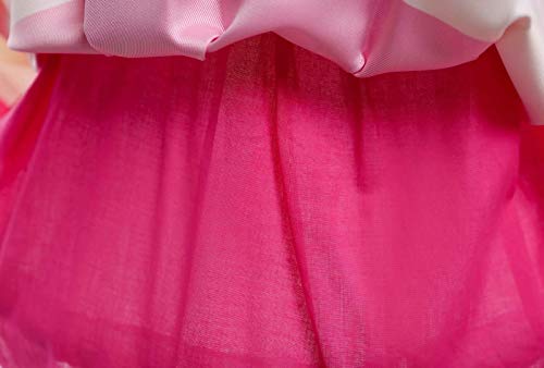 AYOMIS Litter Big Girl Dress Princess Gowns Bow Party Wedding Dresses(Rose,8-9Y)
