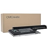 OMCreate 9 Cell Laptop Battery for Dell Latitude D630 D620, fits P/N PC764 PP18L - 12 Months Warranty