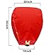 Flying Chinese Sky Lanterns 20 Pack 100% Biodegradable Eco Friendly and Fully Assembled Romantic Night Blue Red and Other Mixed Colors for Party Sea Beach Vacation Holiday