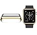 Josi Minea Apple Watch [42mm] Protective Snap-On Gold Case with Built-in Clear Glass Screen Protector - Premium Anti-Scratch & Shockproof Shield Guard Full Cover for Apple Watch - 42mm [ Golden ]