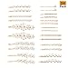 24 Pack Pearls Hair Pins for Women Girls Teens, Artificial Pearl Hair Clips Bobby Pins Alloy Hair Barrette Accessories for Wedding Bridal, Birthday, Party, Daily Headwear