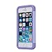 Alkax for iPhone SE Case, Dual Layer Armor Heavy Duty Rugged Slim Hybrid Soft-Interior+Hard Protective Cover Bumper for Apple iPhone SE + 1 Stylus Pen (Purple)